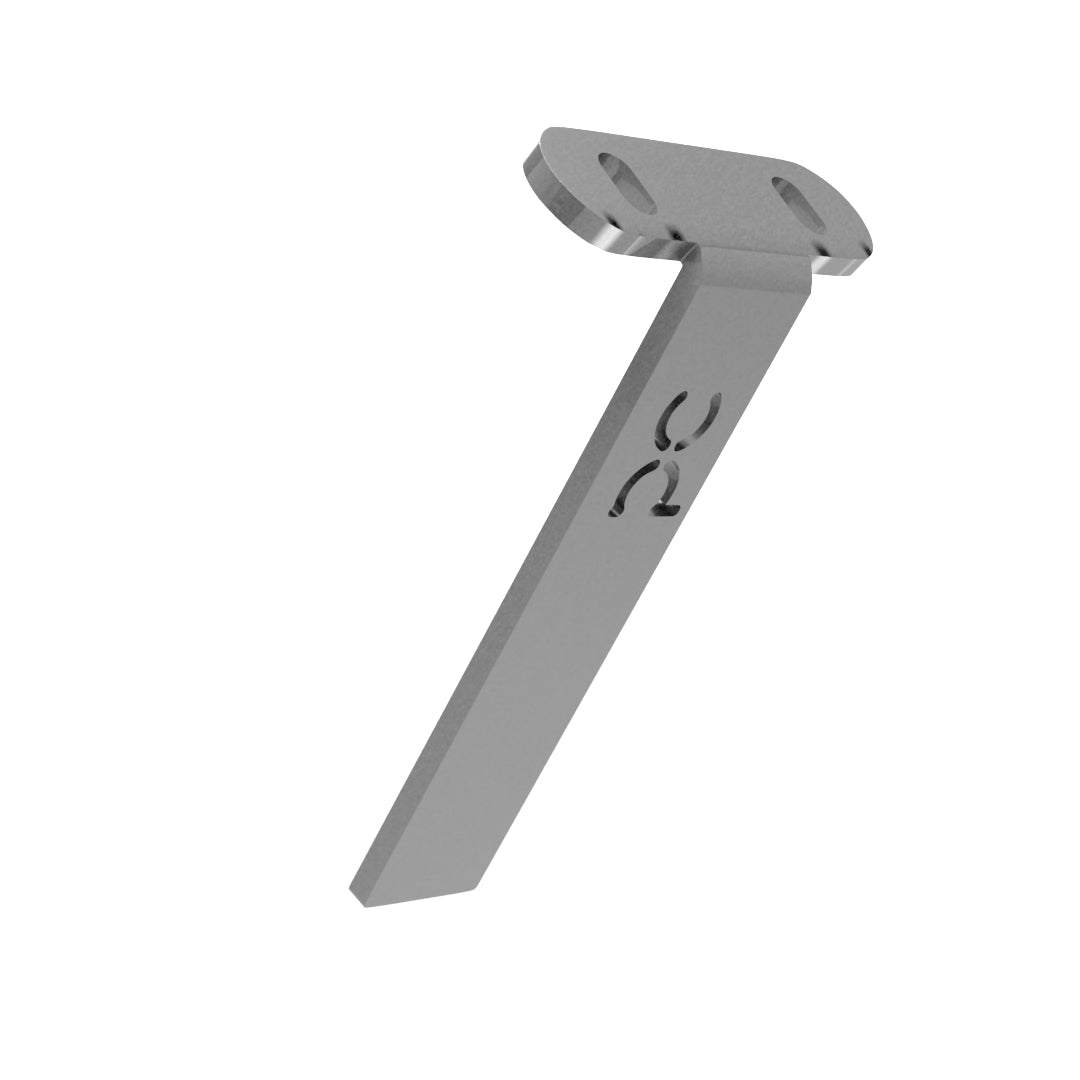 Weld-On Upper Flat Fenders Bracket Raw Steel