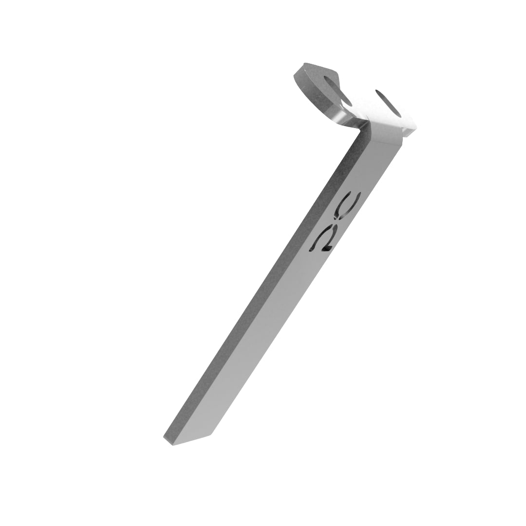 Weld-On Upper Flat Fenders Bracket Raw Steel
