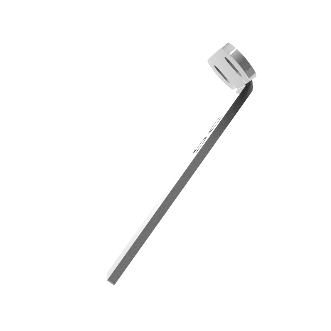Weld-On Upper Flat Fenders Bracket Raw Steel