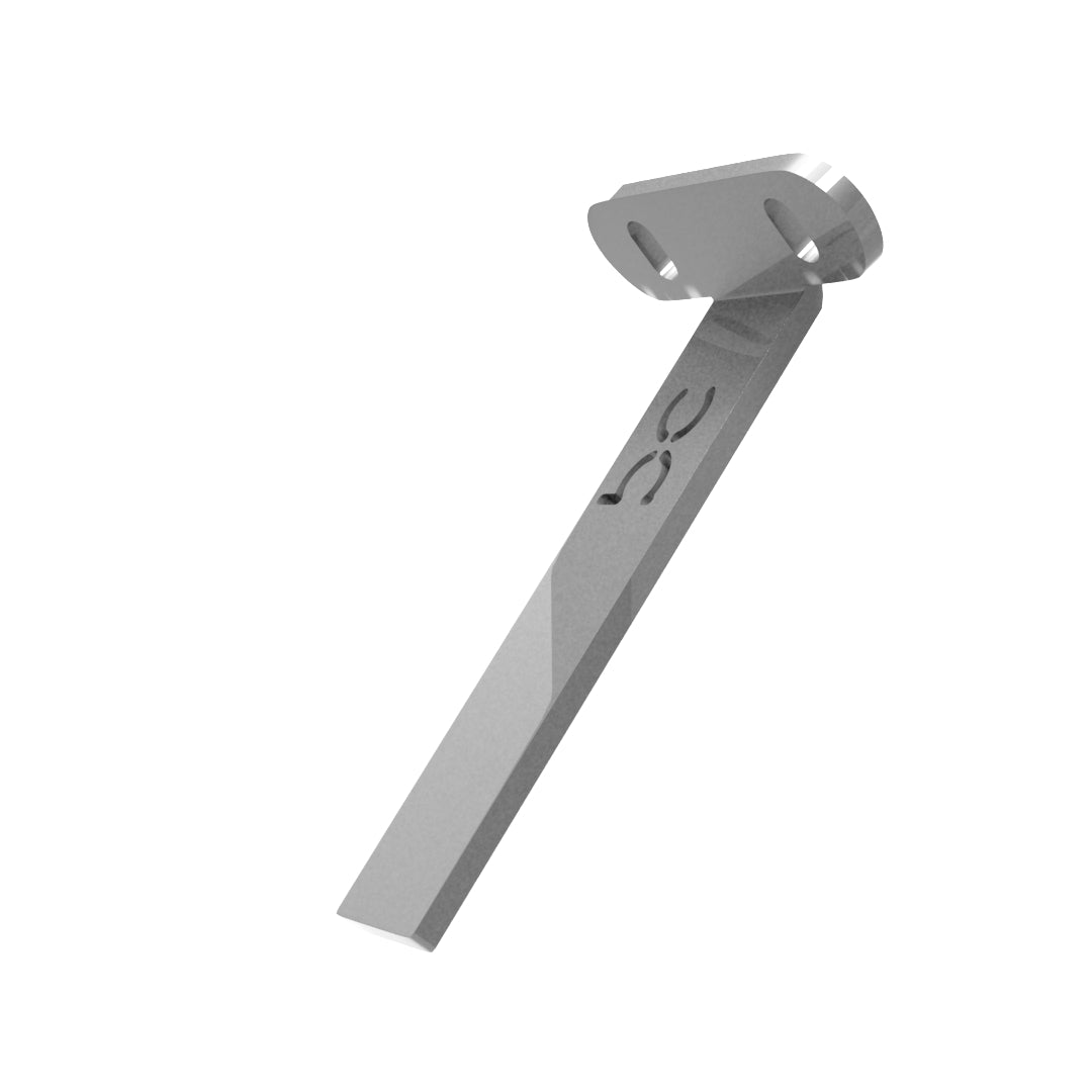Weld-On Upper Flat Fenders Bracket Raw Steel