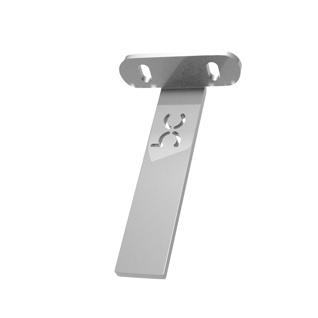 Weld-On Upper Flat Fenders Bracket Raw Steel