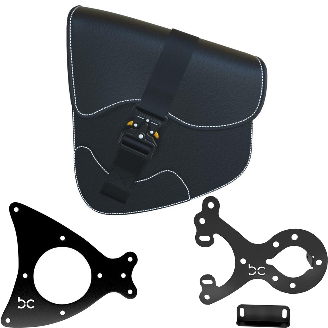 Honda Rebel CMX250 SaddleBag Kit (BLANK SaddleBag + Left Bike Bracket + SaddleBag Bracket)