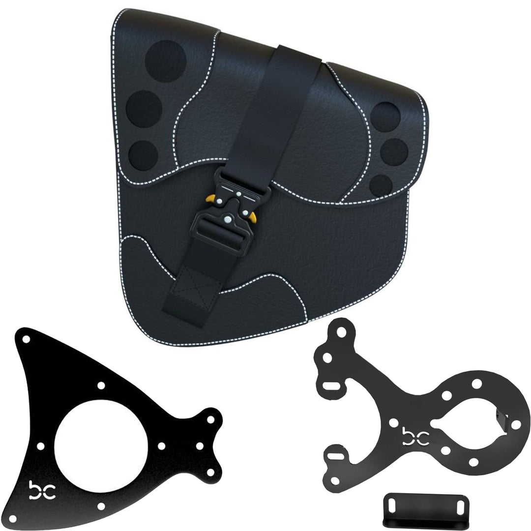 Honda Rebel CMX250 SaddleBag Kit (HOLES SaddleBag + Left Bike Bracket + SaddleBag Bracket)