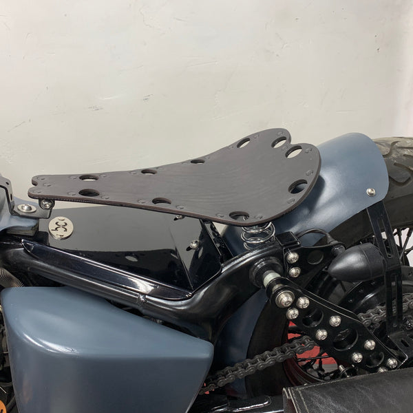 Honda Shadow VT750 (Chain) Leather Bobber Seat Conversion Kit + 13” BLANK Seat