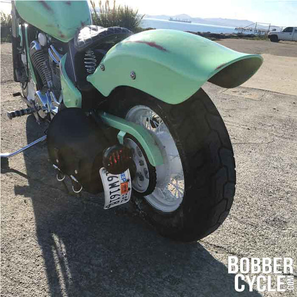 Honda Shadow VLX600 Leather Bobber Seat Conversion Kit + 13” HOLES Seat