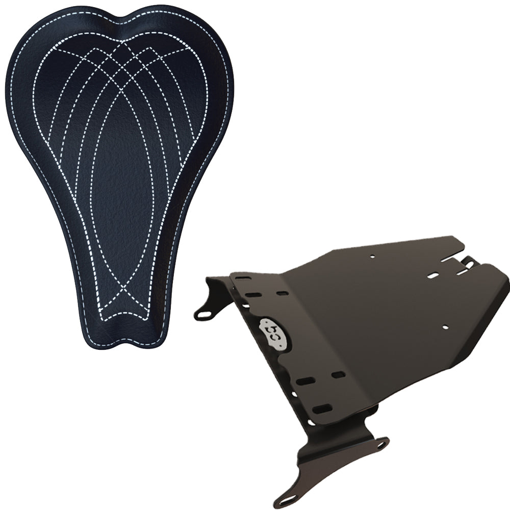 Kawasaki Vulcan vn800  Leather Solo Seat Kit (v2)