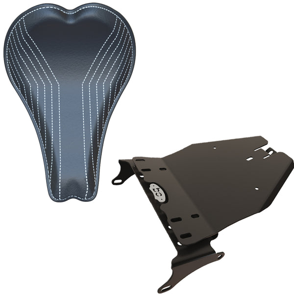 Kawasaki Vulcan vn800  Leather Solo Seat Kit (v2)