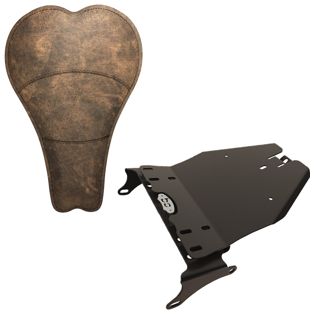 Kawasaki Vulcan vn800  Leather Solo Seat Kit (v2)