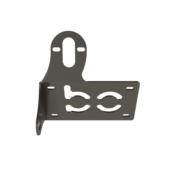 UNIVERSAL Horizontal License plate bracket (Raw Steel)