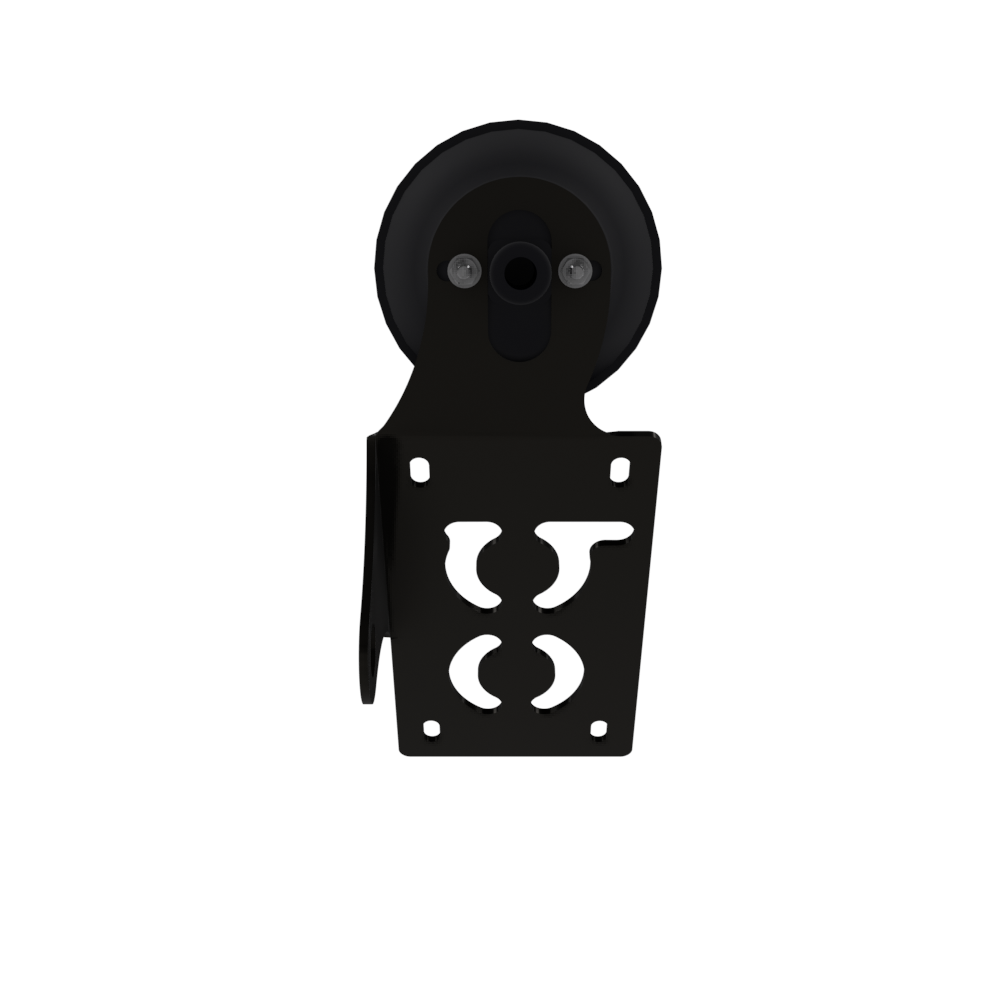 UNIVERSAL Vertical License plate bracket With Brake Light (Powder Coated)
