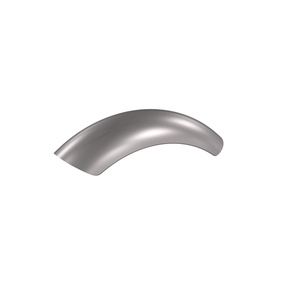 7" 1-Piece Aluminum Rear Fender