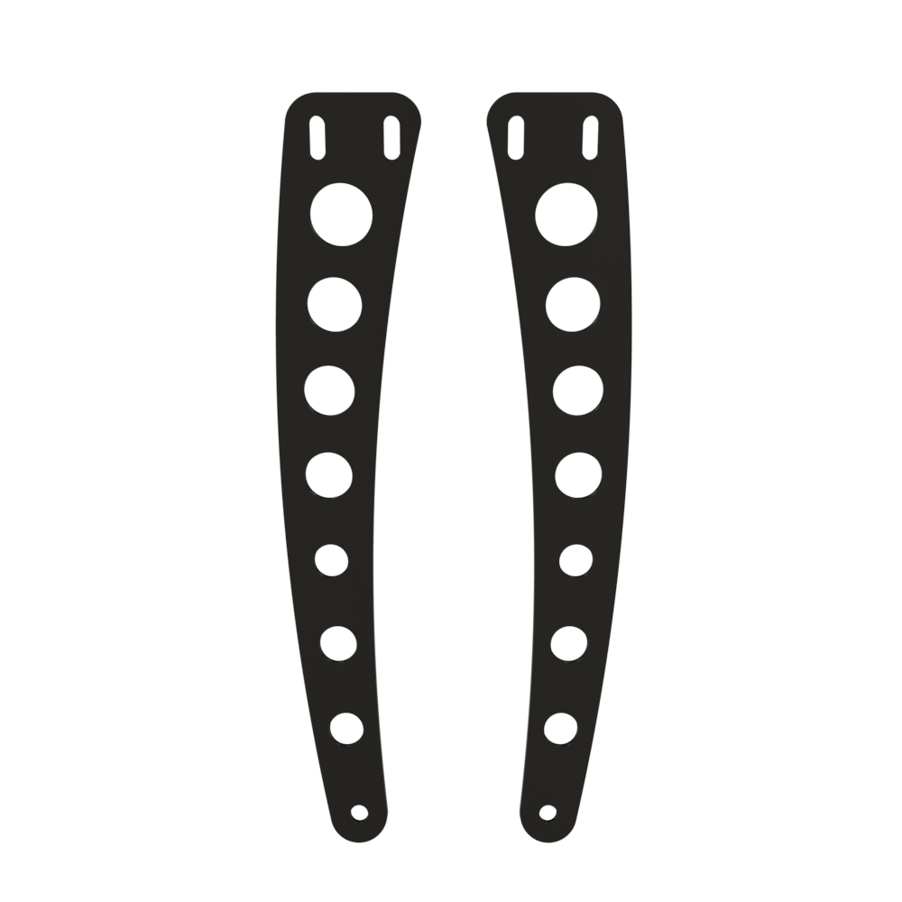 Custom Part MultiFIT Rear Fender Strut Kit Wide (HOLES)