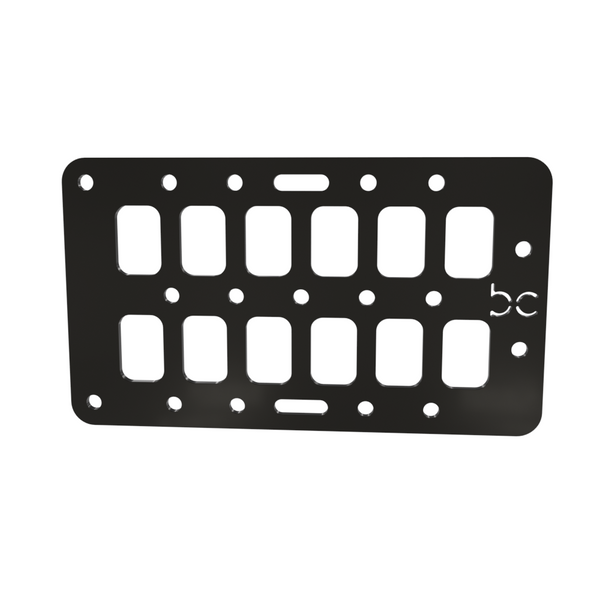 Multi-FIT Tactical Rigid MOLLE Panel Ammo Can Mount (Powder Coated)