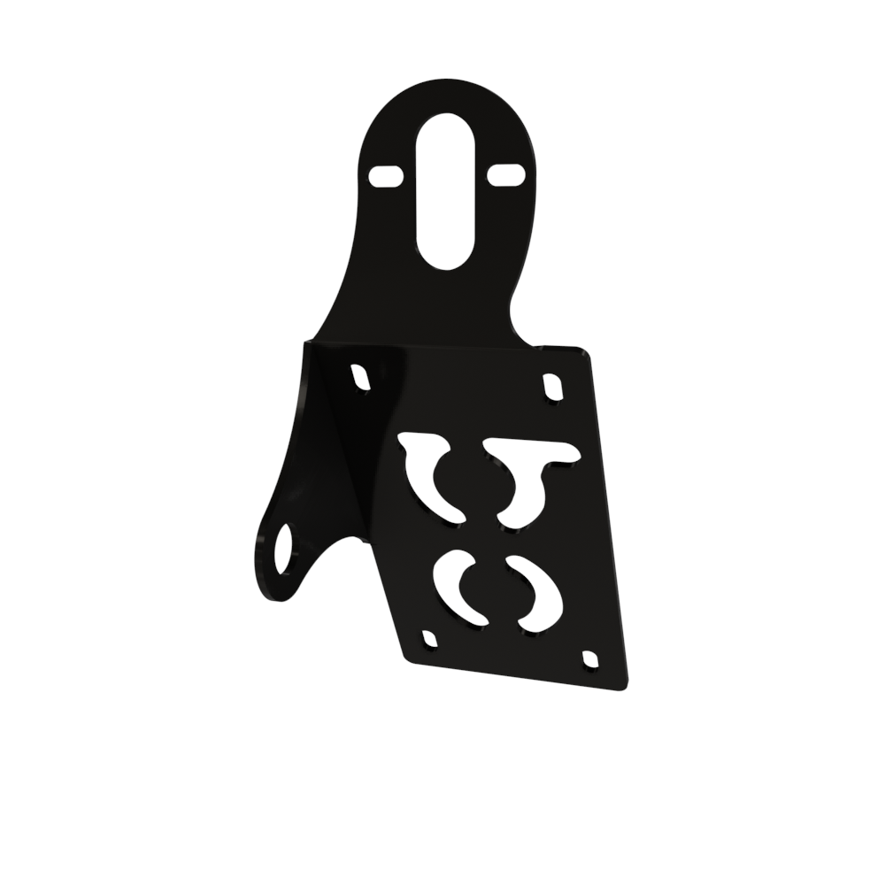 UNIVERSAL Vertical License plate bracket (Powder Coated)