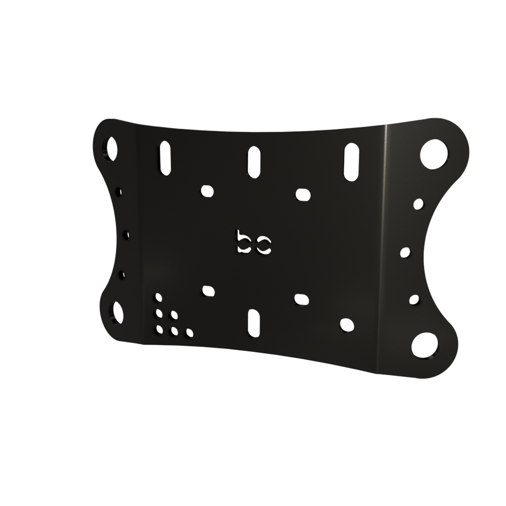 Multi-Fit HeadLight Plate  (Holes)