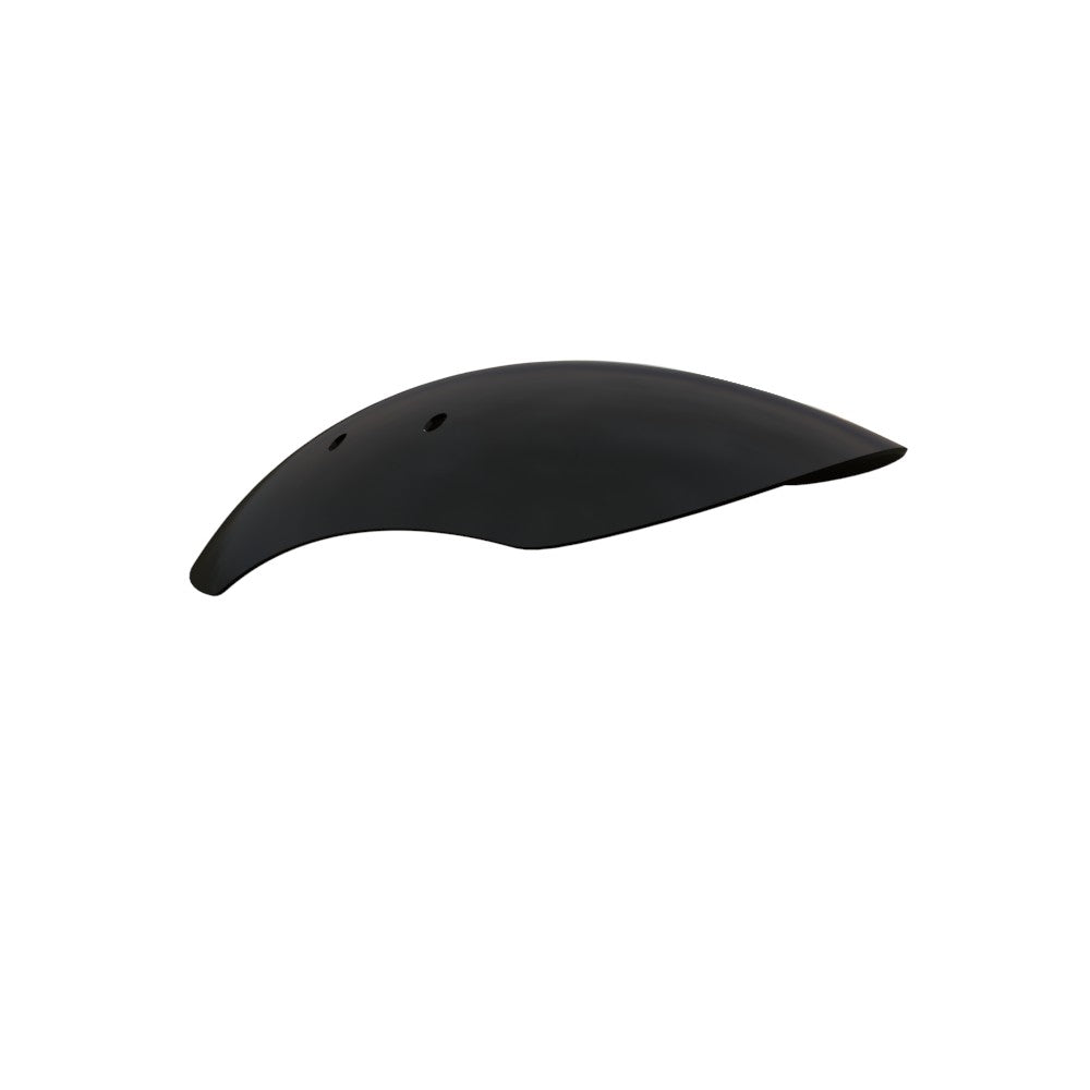 5.5" / 140mm 1-Piece Steel Matte Black Front Fender