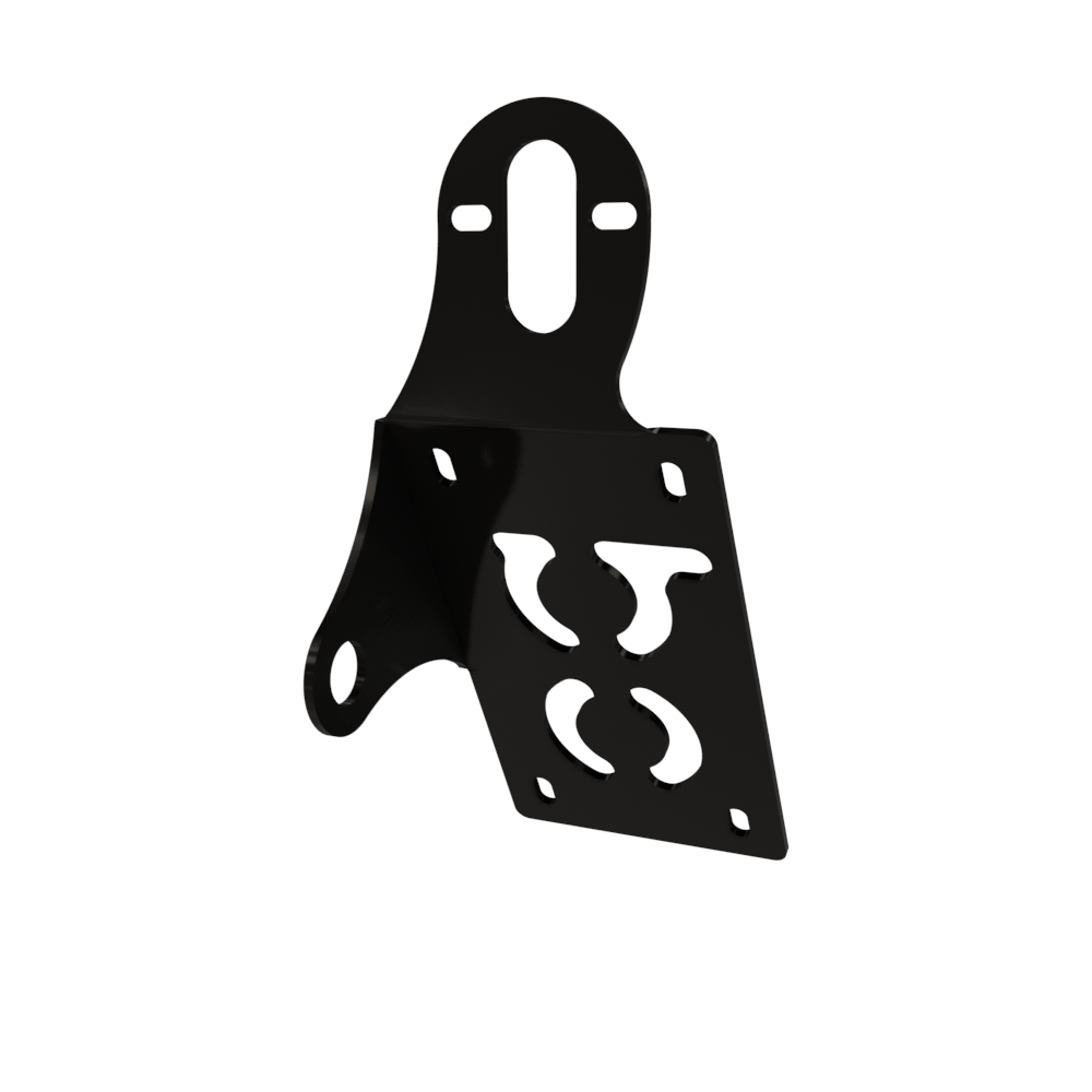 UNIVERSAL Vertical License plate bracket (Powder Coated)