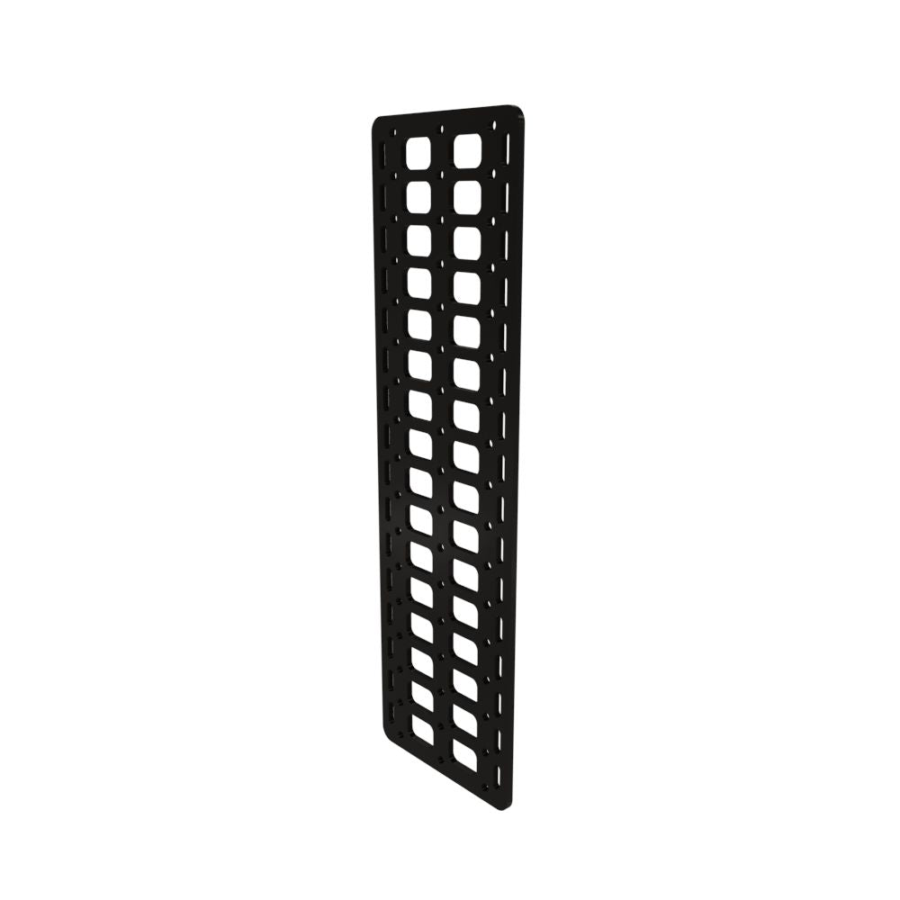 Multi-FIT Tactical Rigid MOLLE Panel (#3) 177mm x 594mm (Powder Coated)