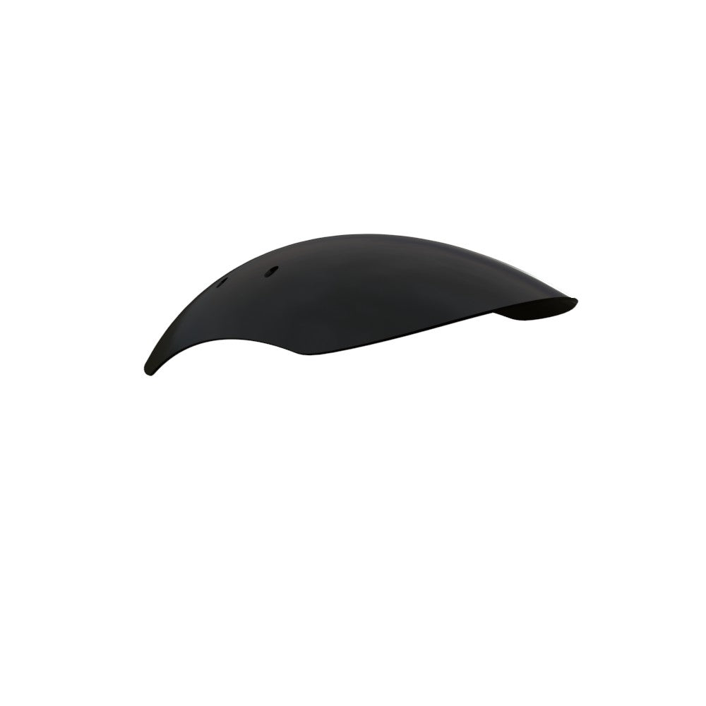 5.5" / 140mm 1-Piece Steel Black Front Fender