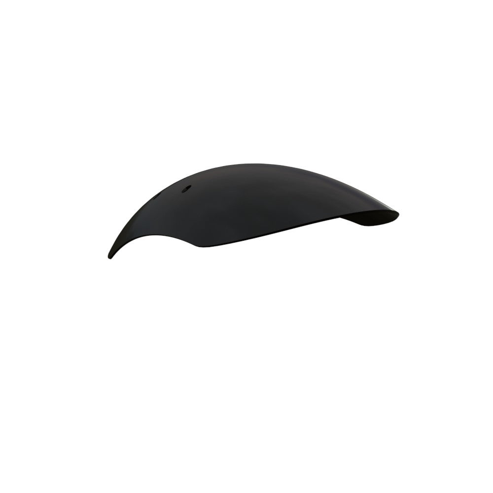 5.5" / 140mm 1-Piece Steel Black Front Fender