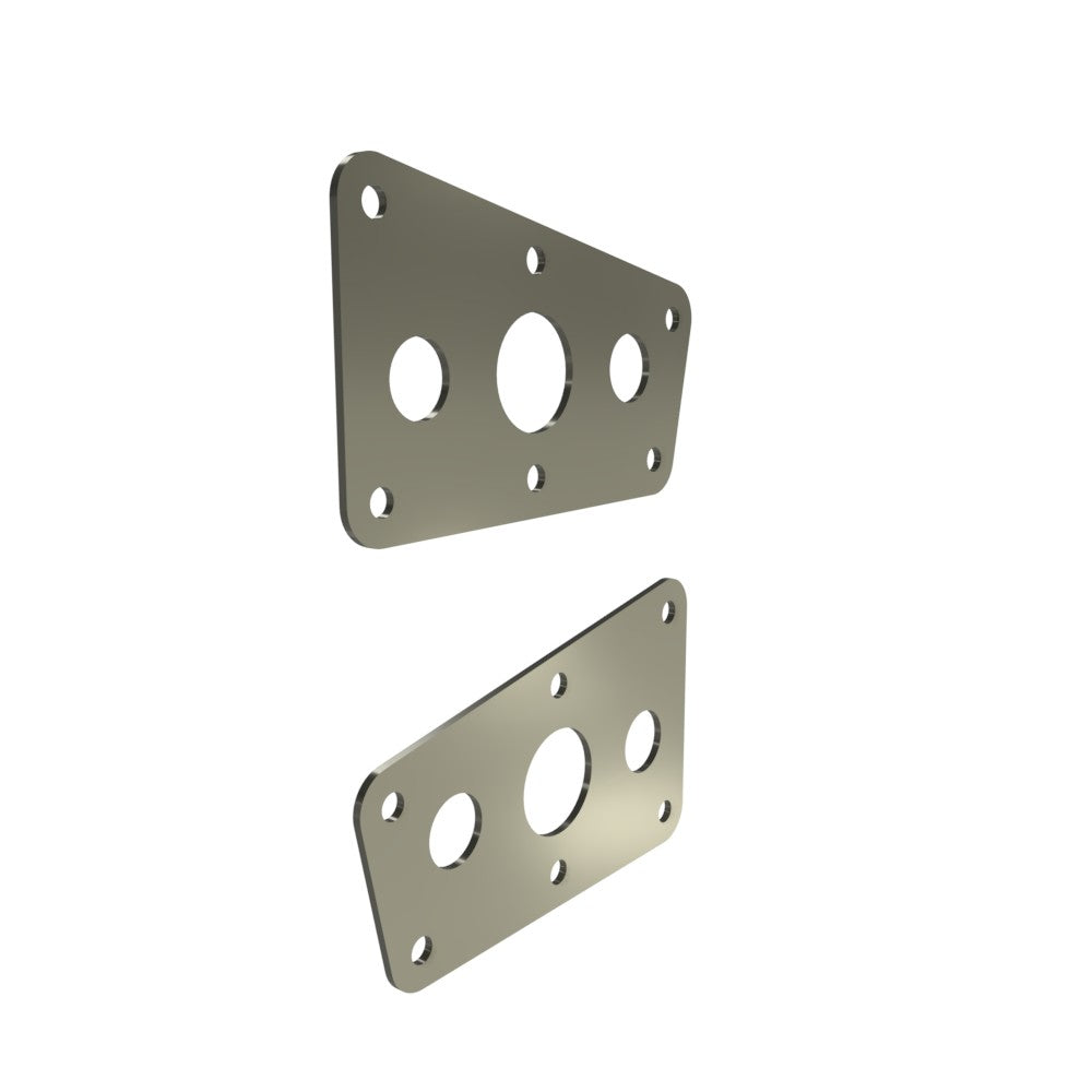 Honda Shadow VT750 (Shaft) Side Covers (Left &Right) Raw Steel