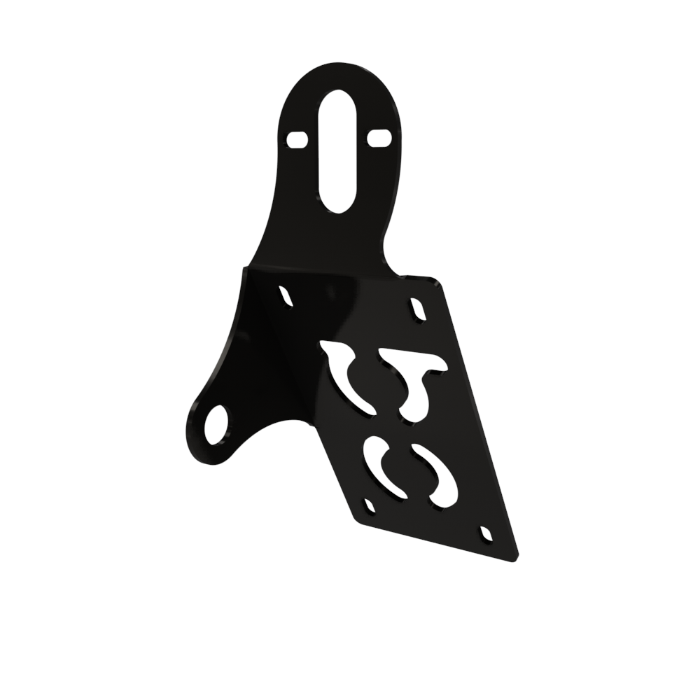 UNIVERSAL Vertical License plate bracket (Powder Coated)