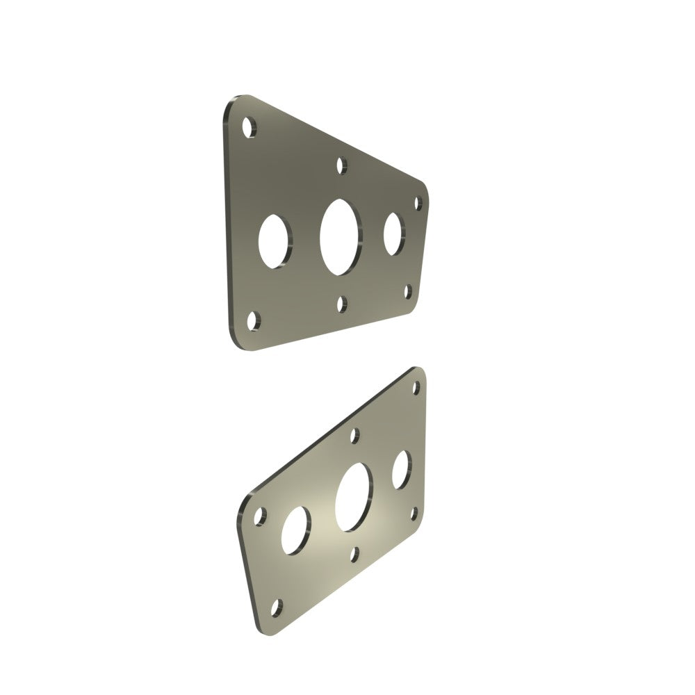 Honda Shadow VT750 (Shaft) Side Covers (Left &Right) Raw Steel