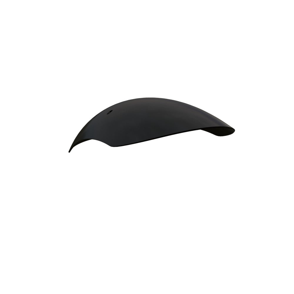 5.5" / 140mm 1-Piece Steel Black Front Fender