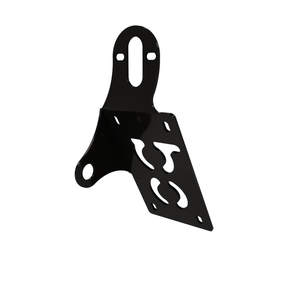 UNIVERSAL Vertical License plate bracket (Powder Coated)