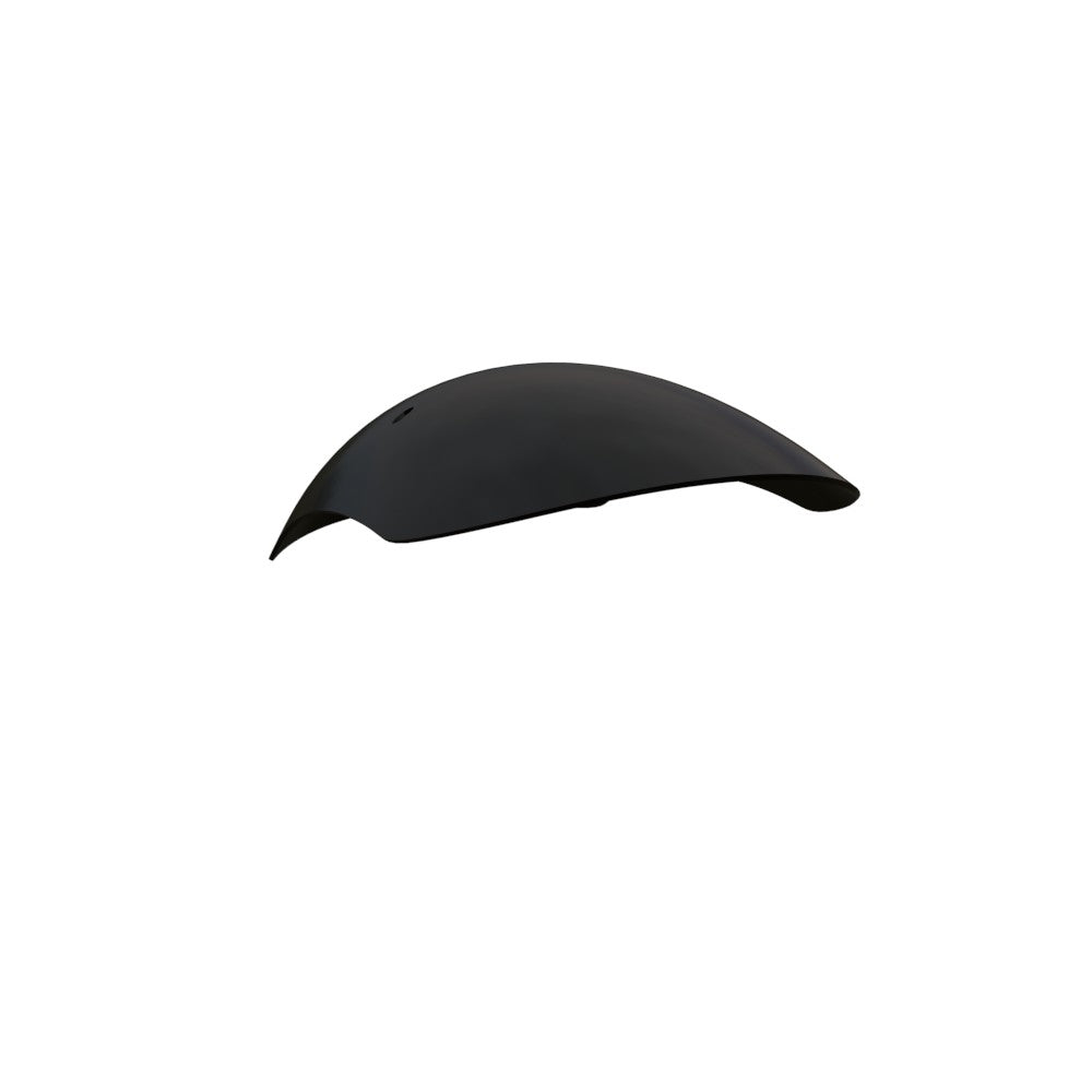 5.5" / 140mm 1-Piece Steel Black Front Fender