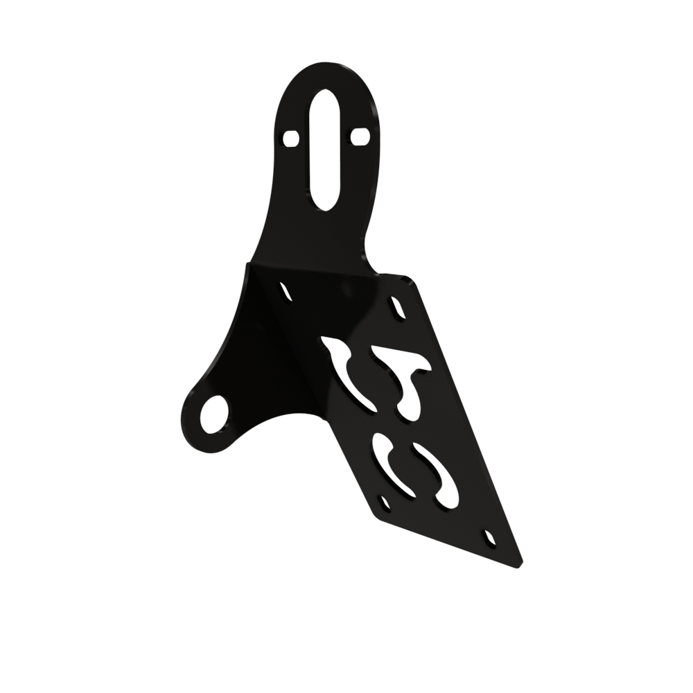 UNIVERSAL Vertical License plate bracket (Powder Coated)