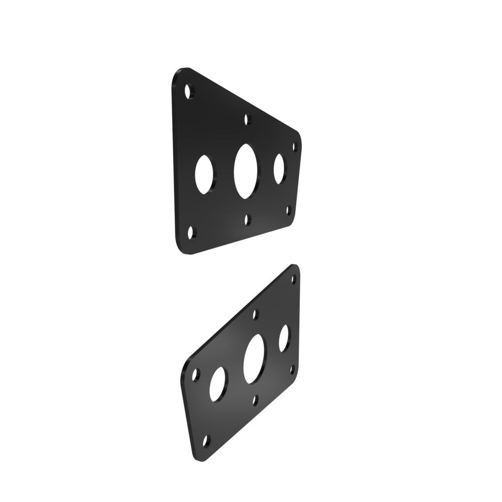 Honda Shadow VT750 (Shaft) Side Covers (Left &Right) Powder Coated