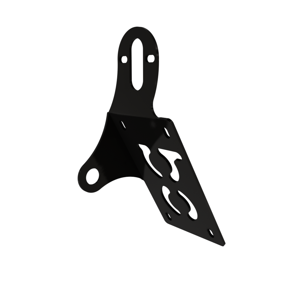 UNIVERSAL Vertical License plate bracket (Powder Coated)