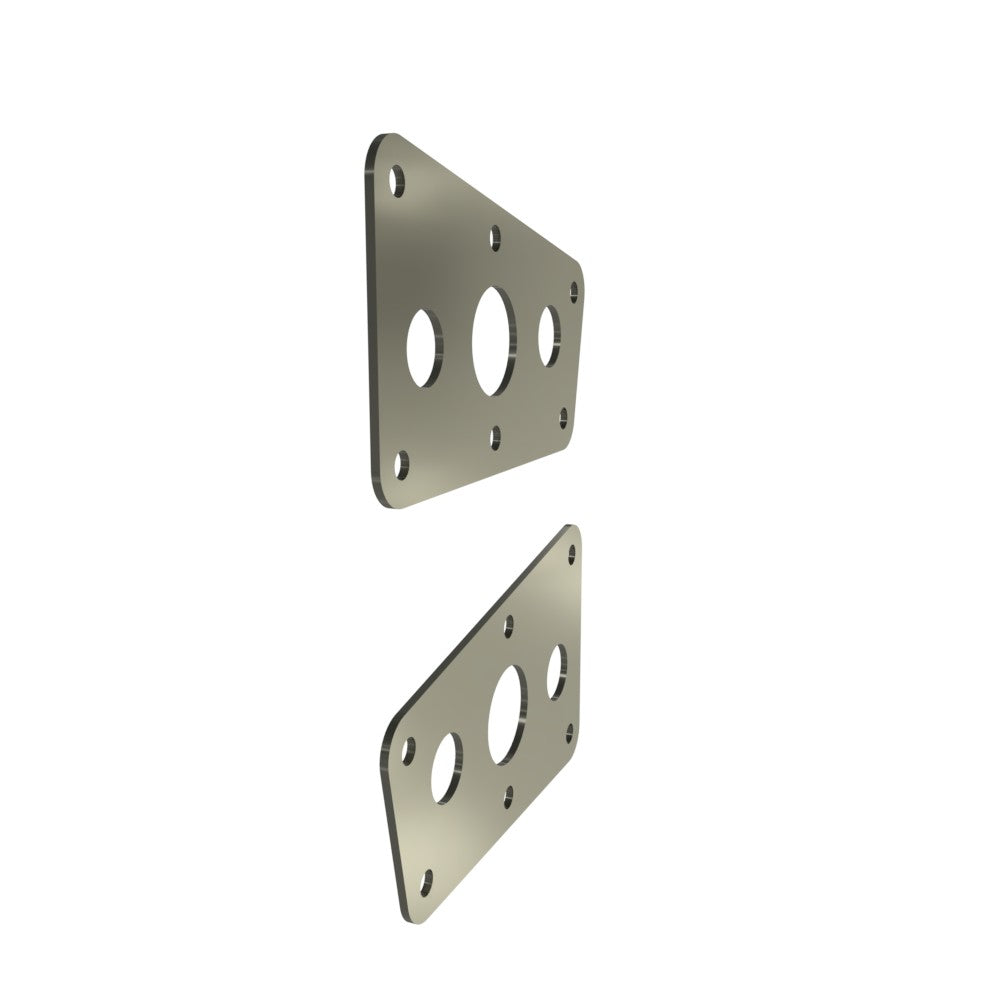 Honda Shadow VT750 (Shaft) Side Covers (Left &Right) Raw Steel