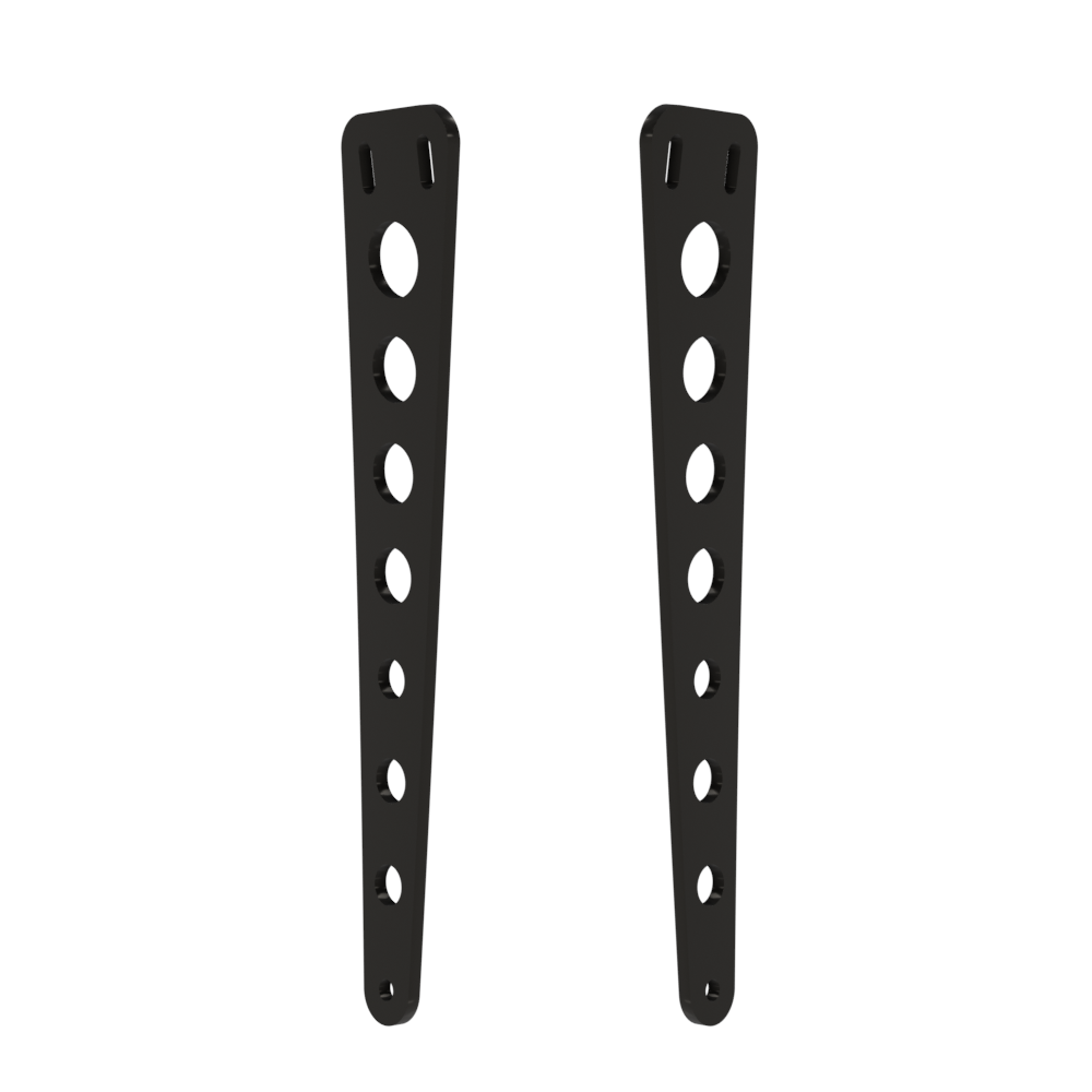 Custom Part MultiFIT Rear Fender Strut Kit Wide (HOLES)
