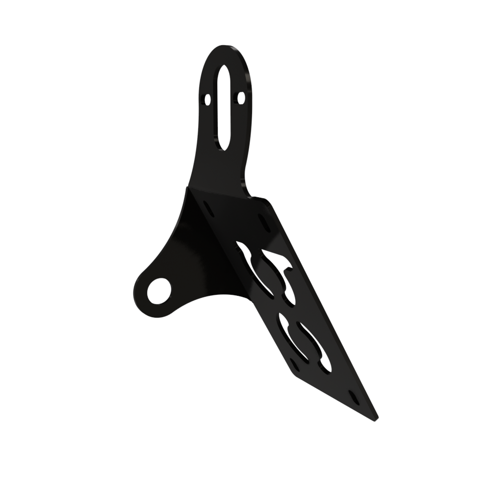 UNIVERSAL Vertical License plate bracket (Powder Coated)