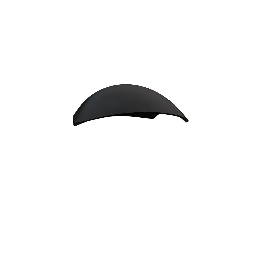 5.5" / 140mm 1-Piece Steel Black Front Fender