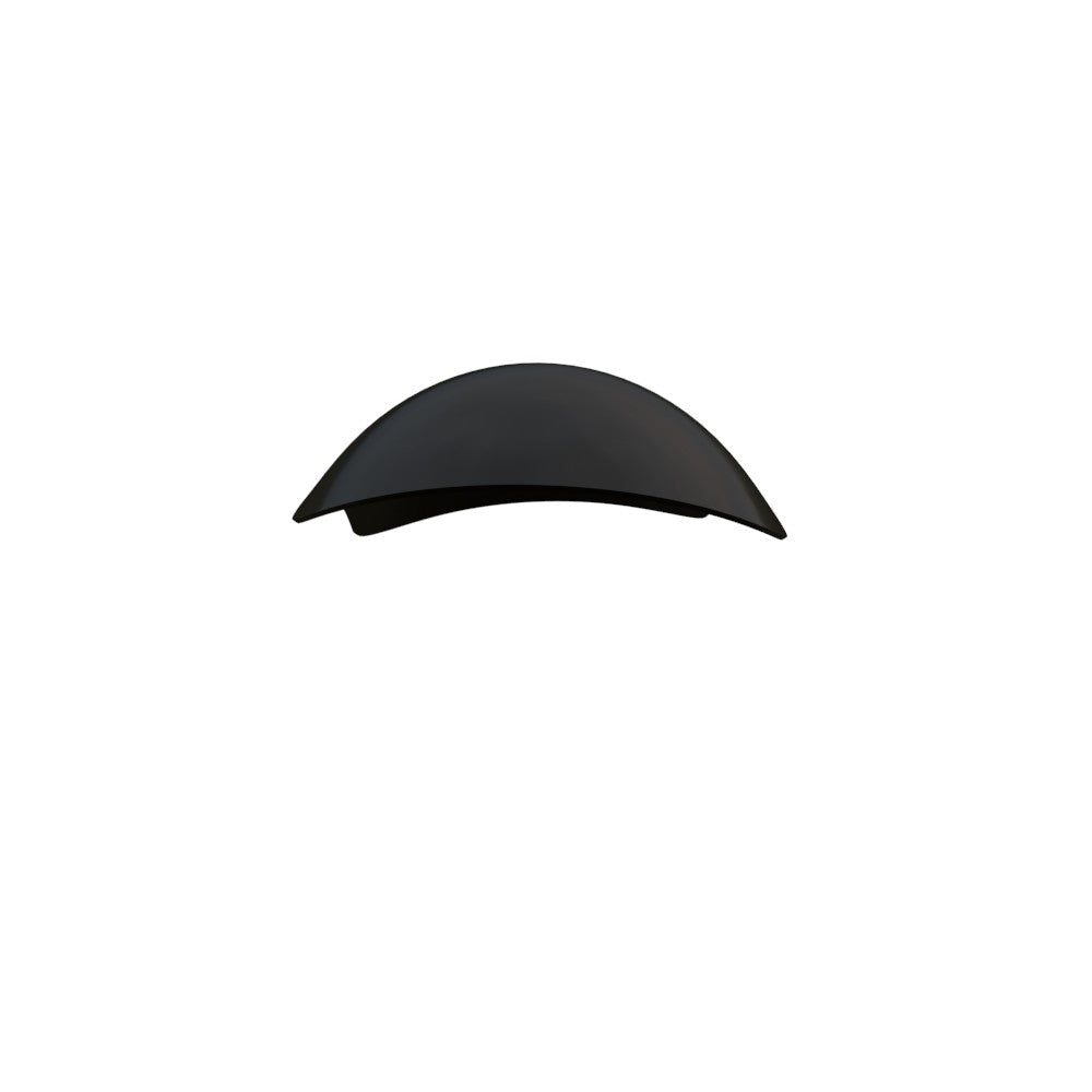 5.5" / 140mm 1-Piece Steel Black Front Fender