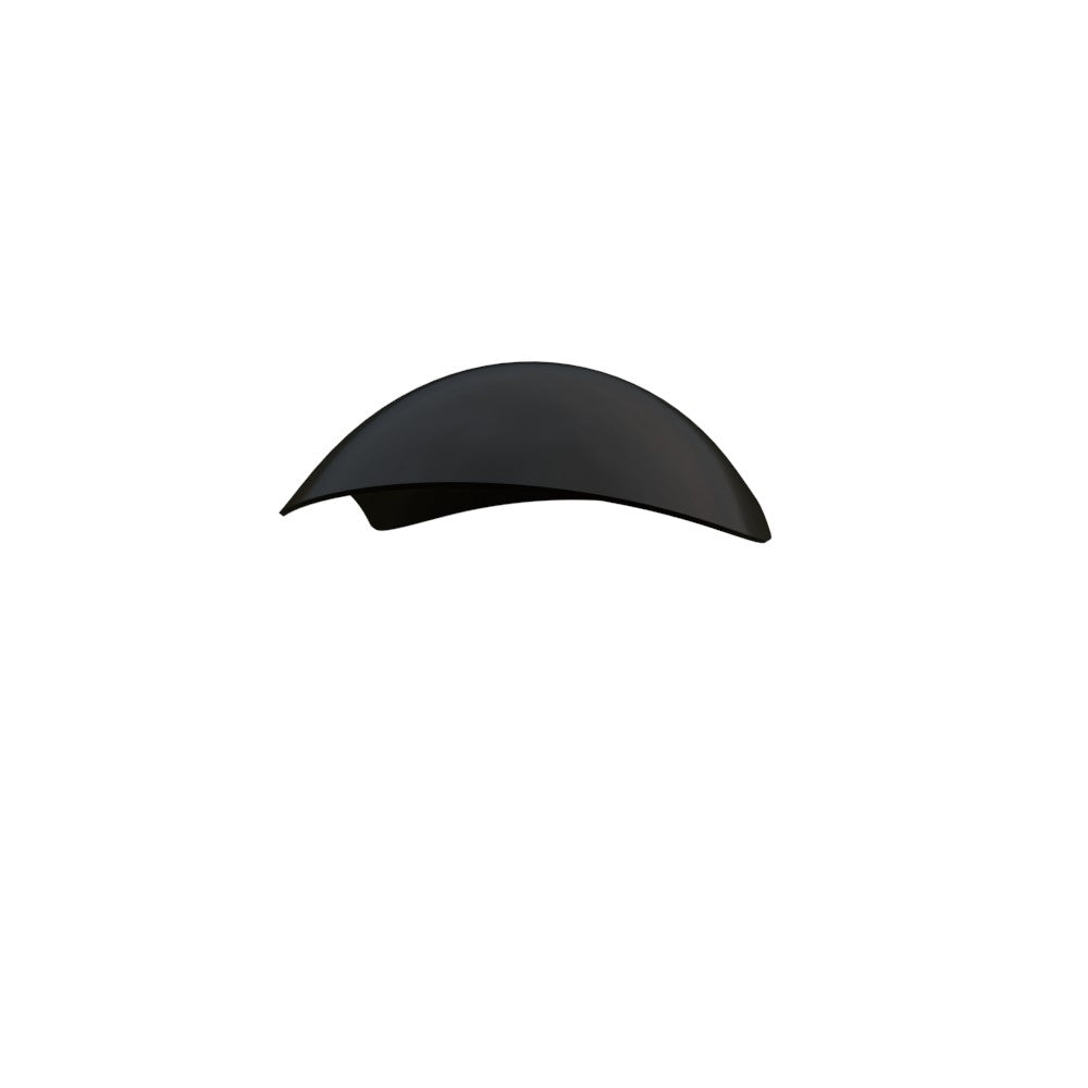 5.5" / 140mm 1-Piece Steel Black Front Fender