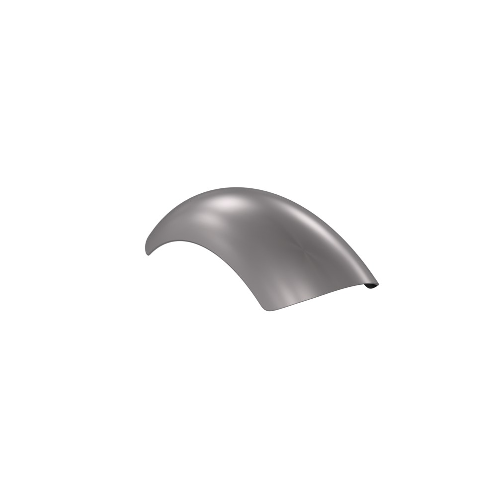 8" 1-Piece Steel Rear Fender