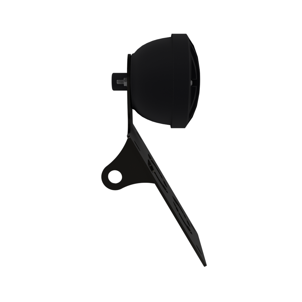 UNIVERSAL Vertical License plate bracket With Brake Light (Powder Coated)