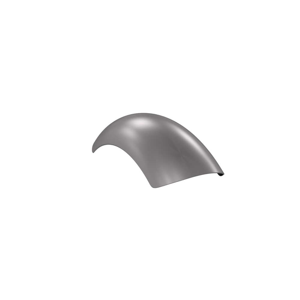 8" 1-Piece Steel Rear Fender