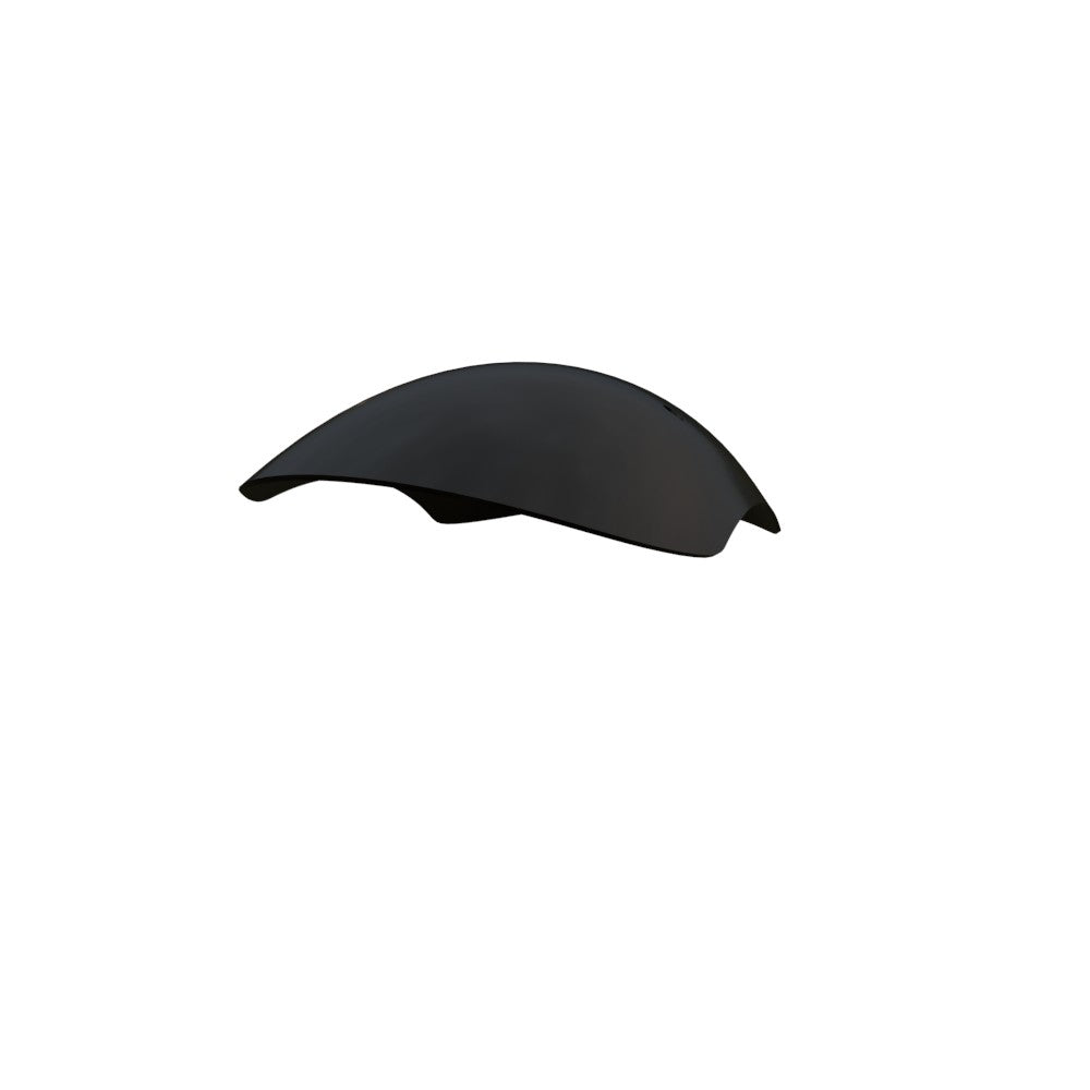 5.5" / 140mm 1-Piece Steel Black Front Fender
