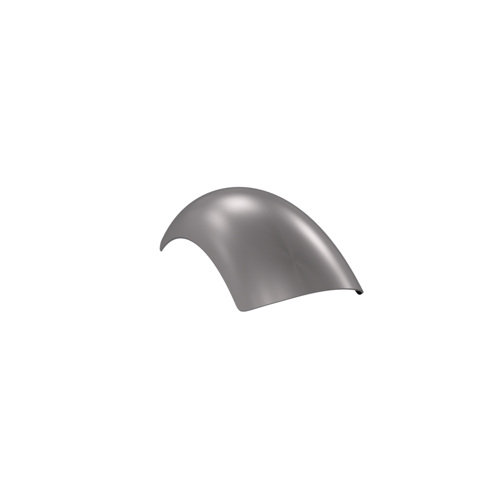 8" 1-Piece Steel Rear Fender