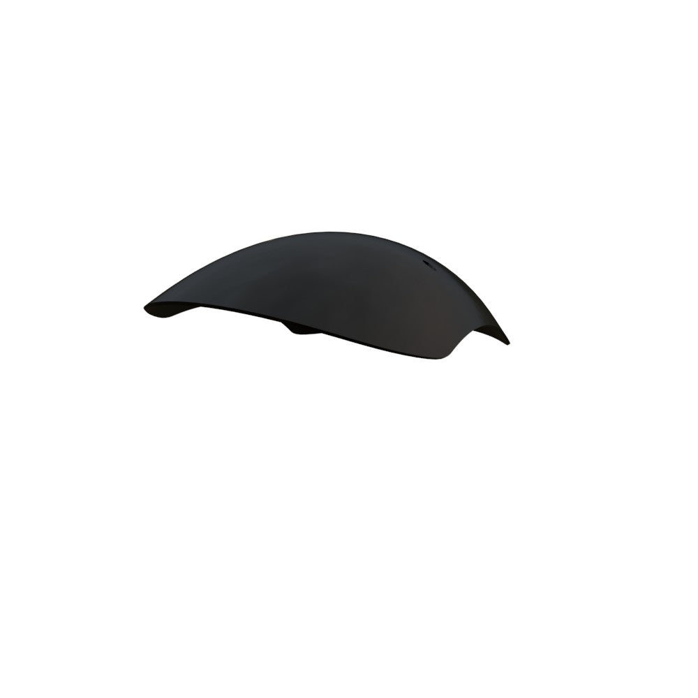 5.5" / 140mm 1-Piece Steel Black Front Fender