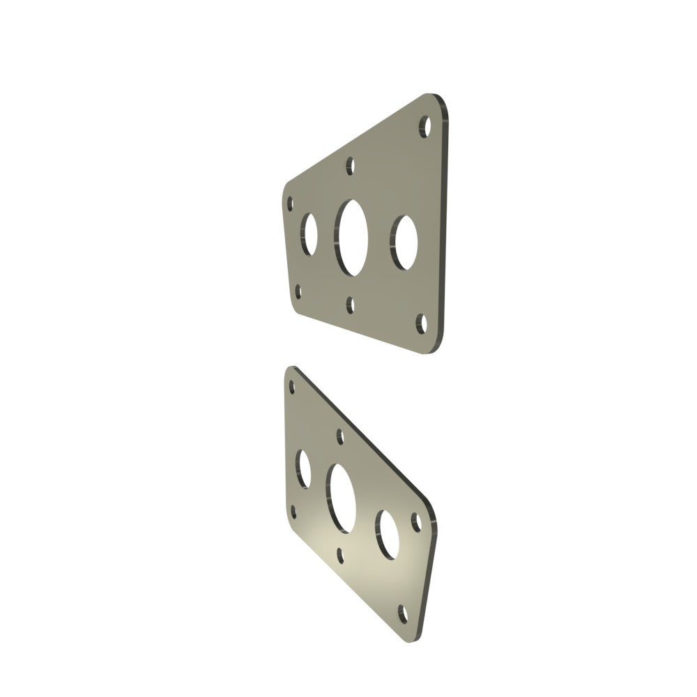 Honda Shadow VT750 (Shaft) Side Covers (Left &Right) Raw Steel
