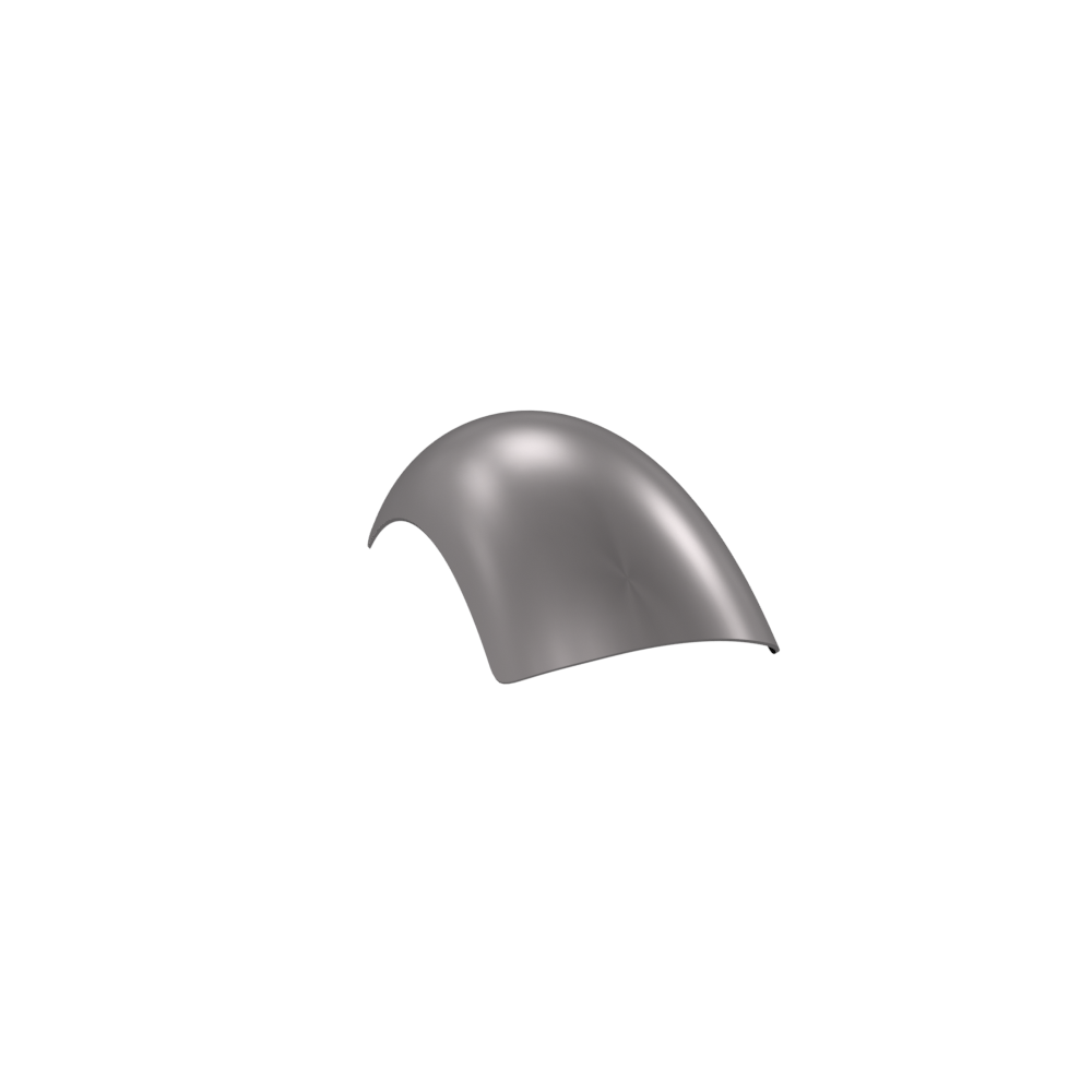 8" 1-Piece Steel Rear Fender