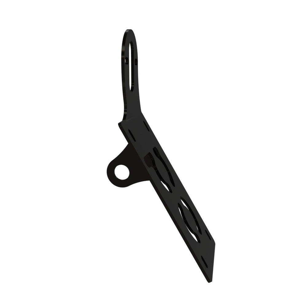 UNIVERSAL Vertical License plate bracket (Powder Coated)