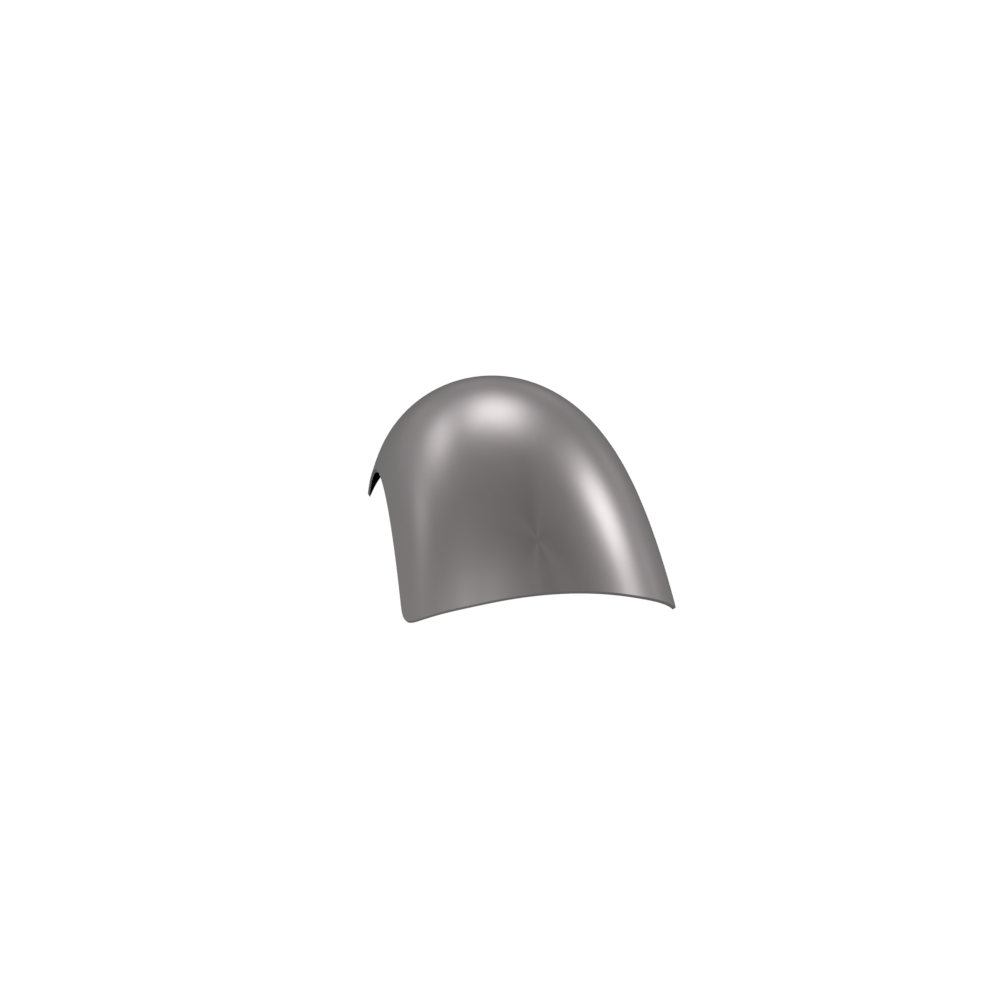 8" 1-Piece Steel Rear Fender