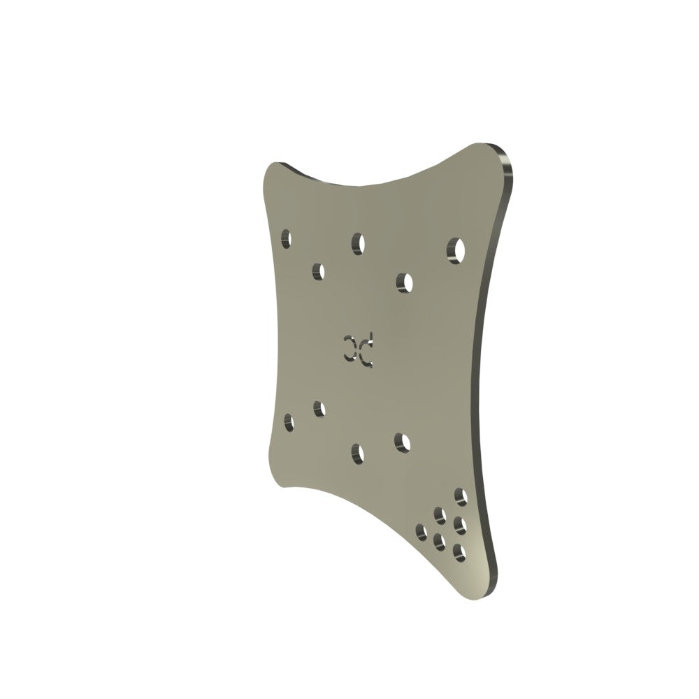 Multi-Fit HeadLight Plate (Raw Metal)